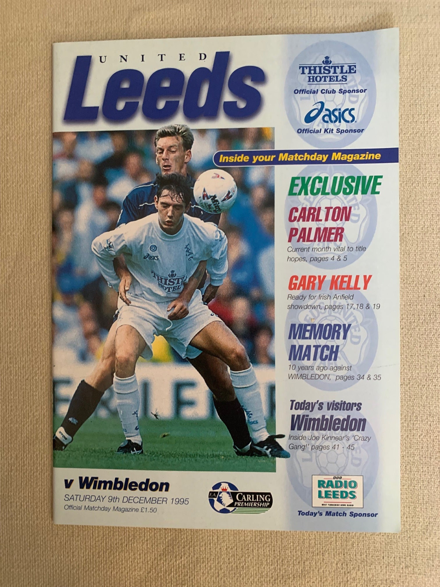 1995-09.12 -  LEEDS UNITED VS WIMBLEDON