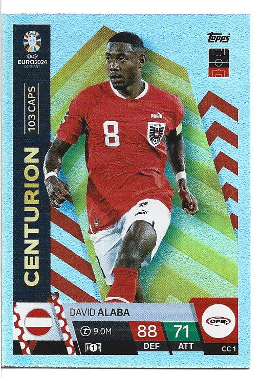 CC.001 - DAVID ALABA - AUSTRIA - CENTURION
