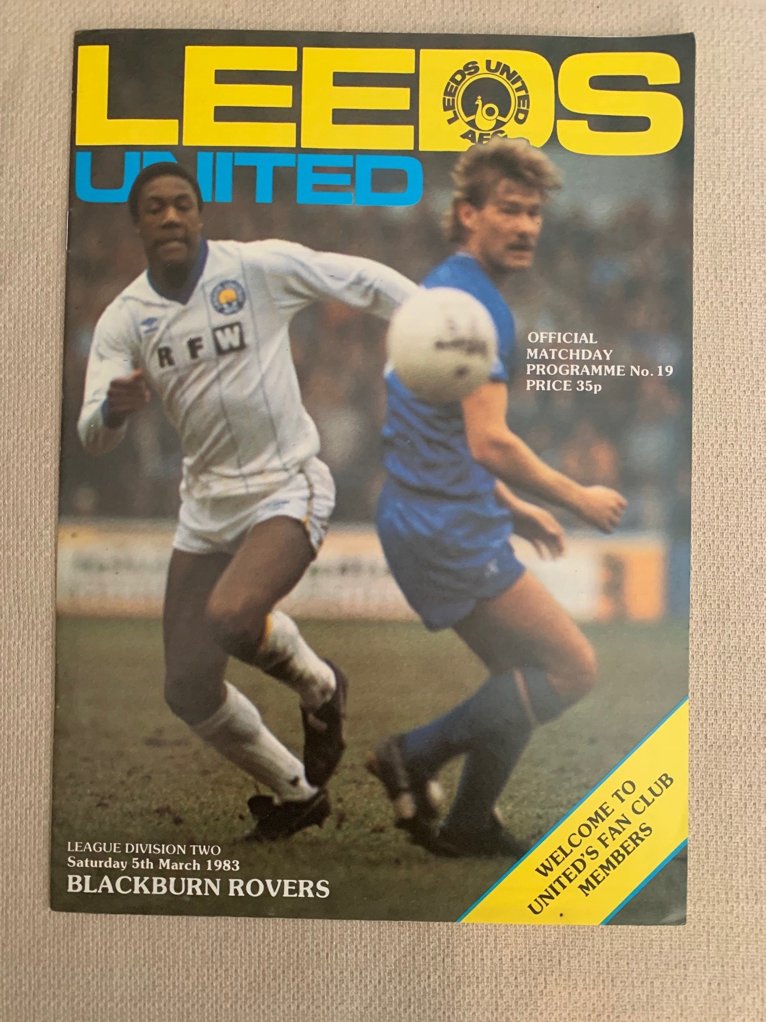 1983-05.03 -  LEEDS UNITED VS BLACKBURN ROVERS