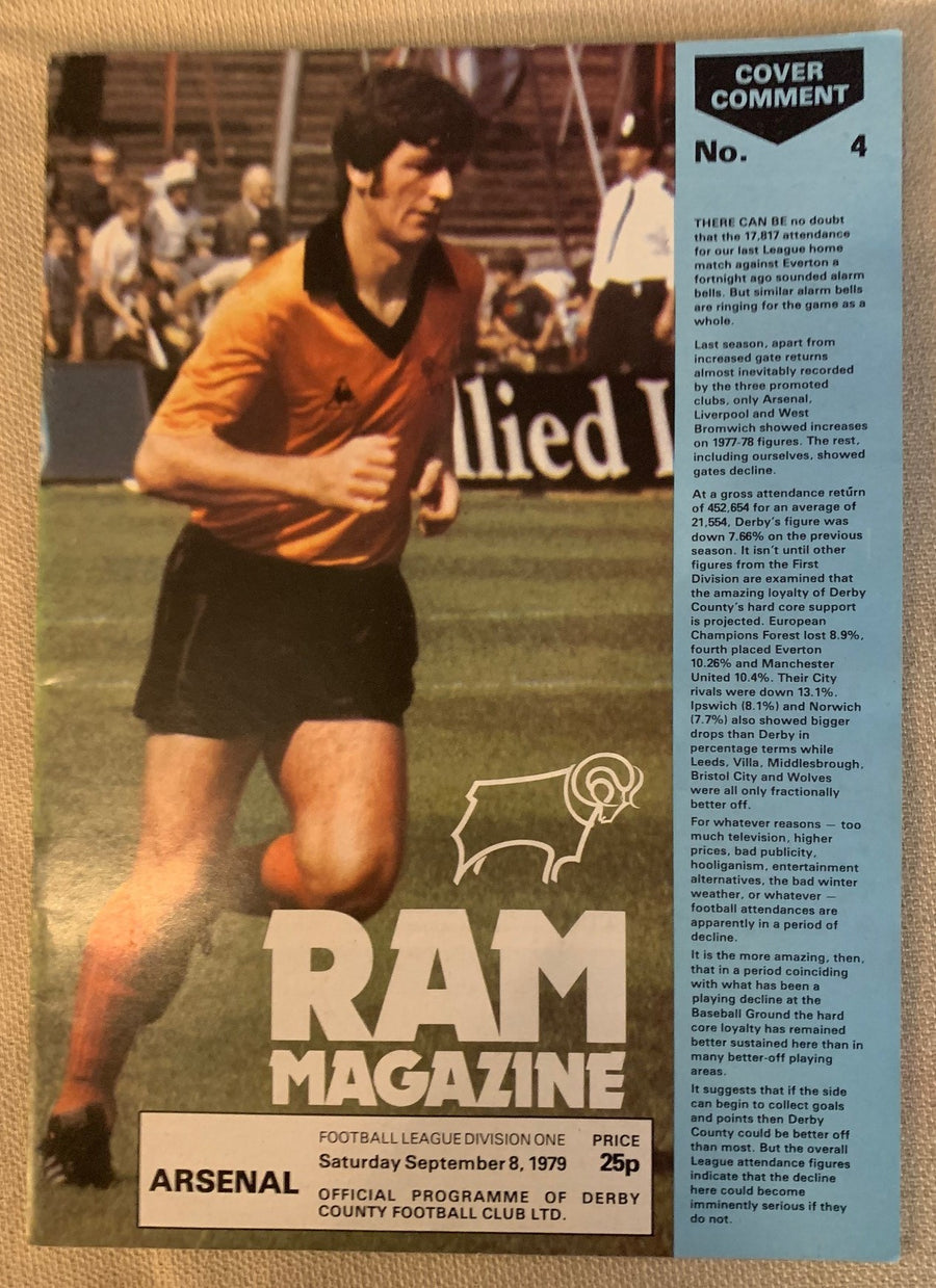 1979-08.09 -  DERBY COUNTY VS ARSENAL