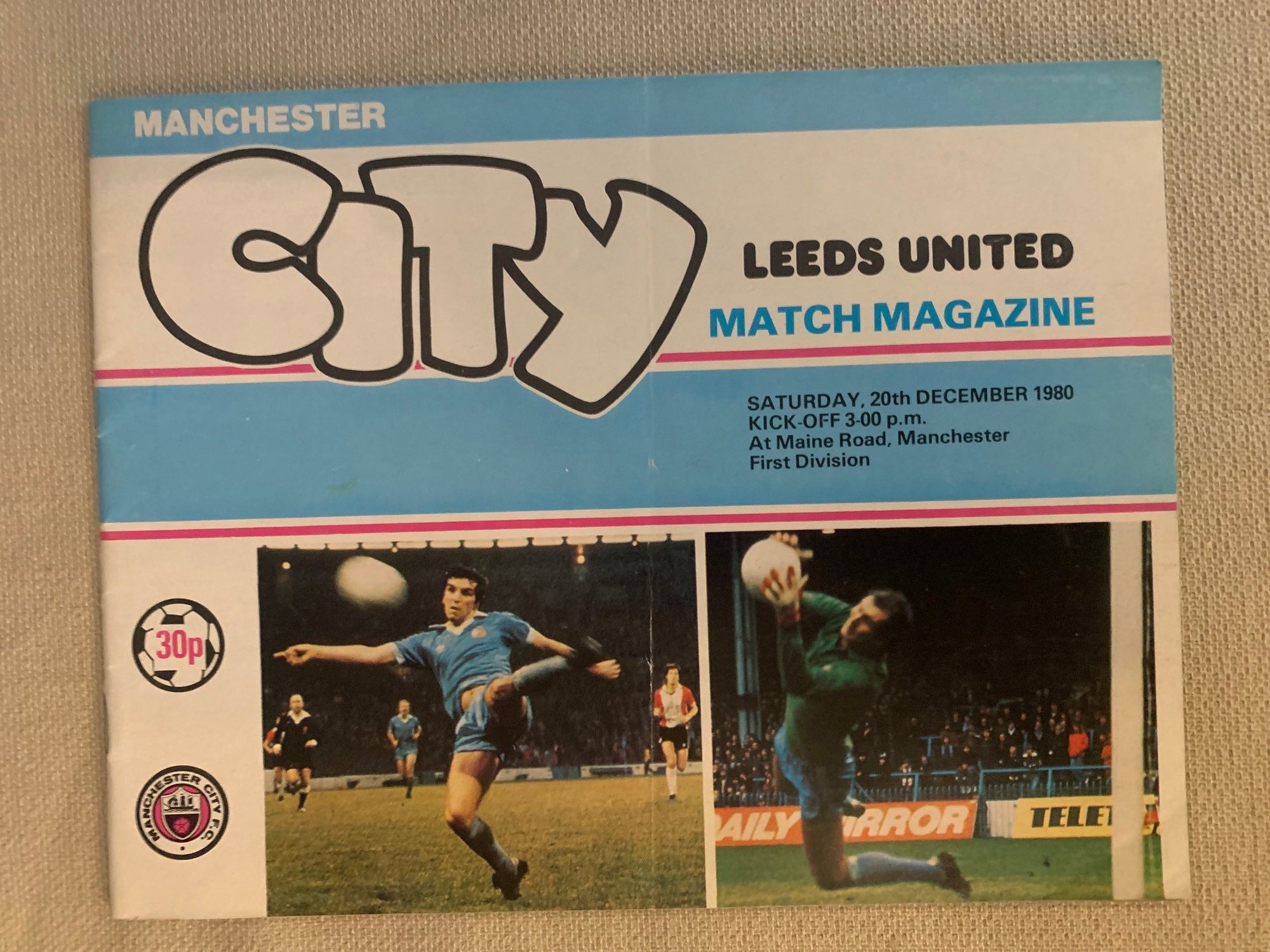 1980-20.12 - MANCHESTER CITY VS LEEDS UNITED