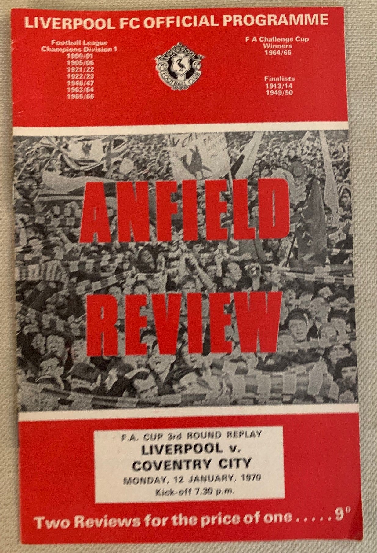 1970-12.01 - LIVERPOOL VS  COVENTRY CITY