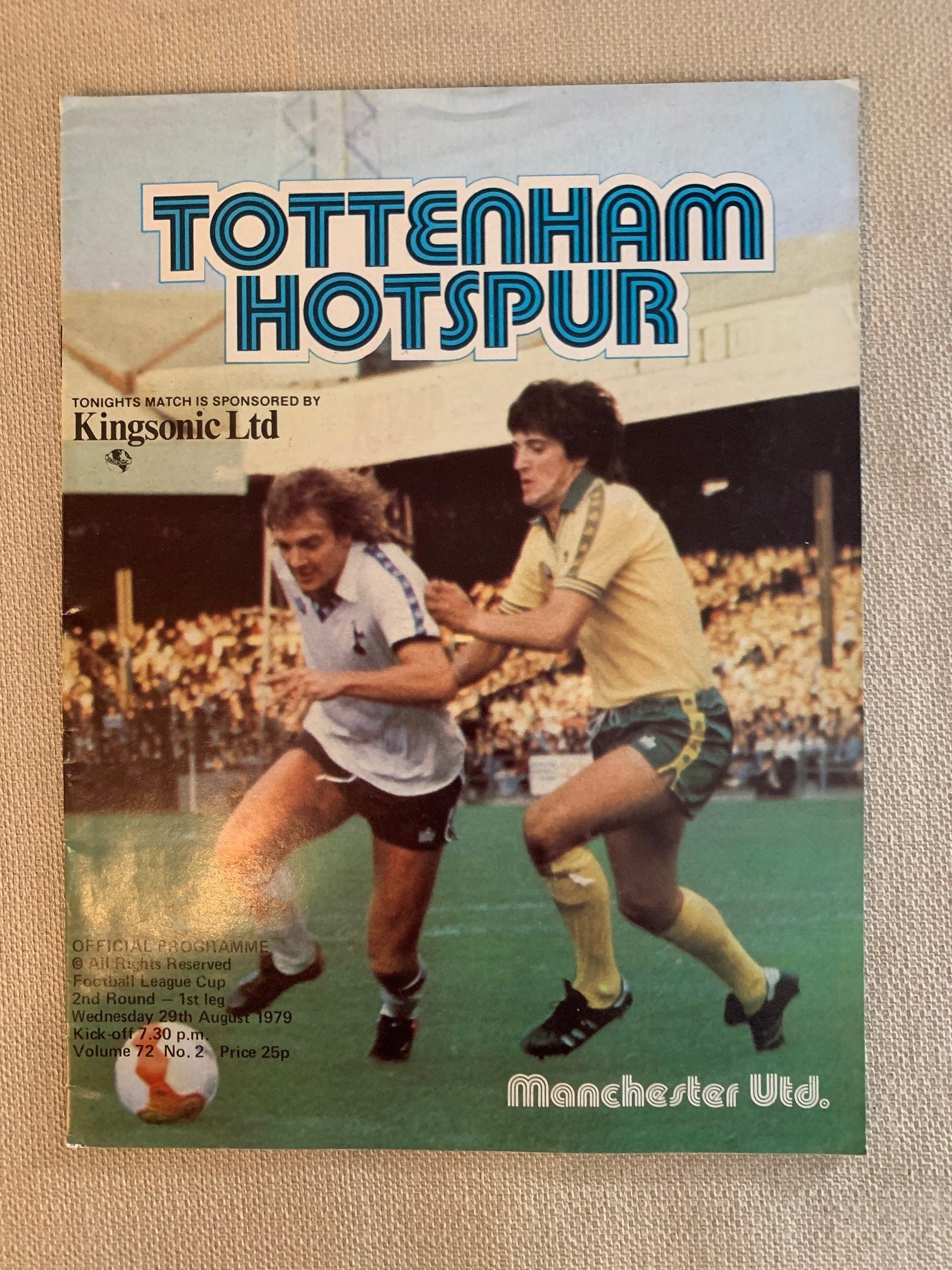 1979-29.08 - TOTTENHAM HOTSPUR VS MANCHESTER UNITED