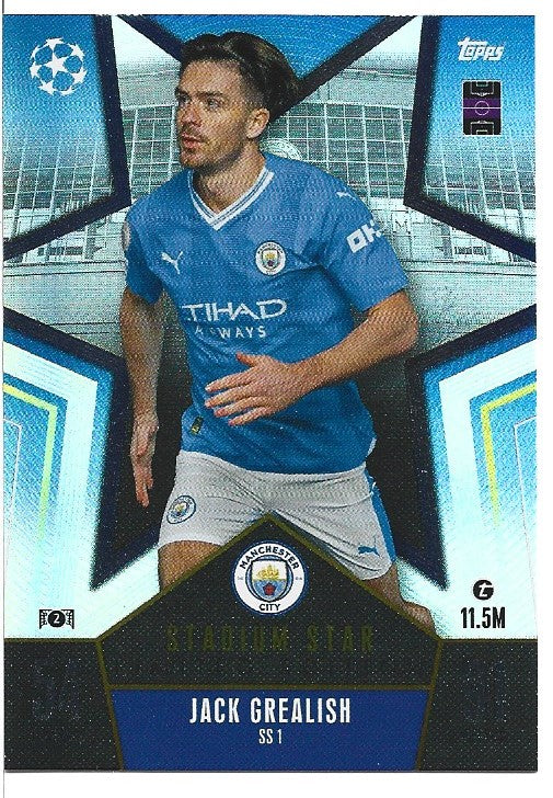 SS 01 - JACK GREALISH - MANCHESTER CITY - STADIUM STARS - LIMITED EDITION