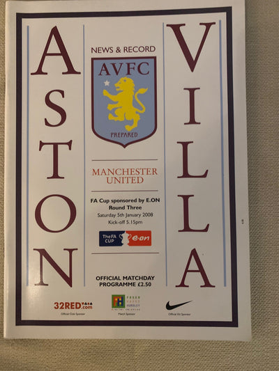 2008-05.01 - ASTON VILLA VS MANCHESTER UNITED