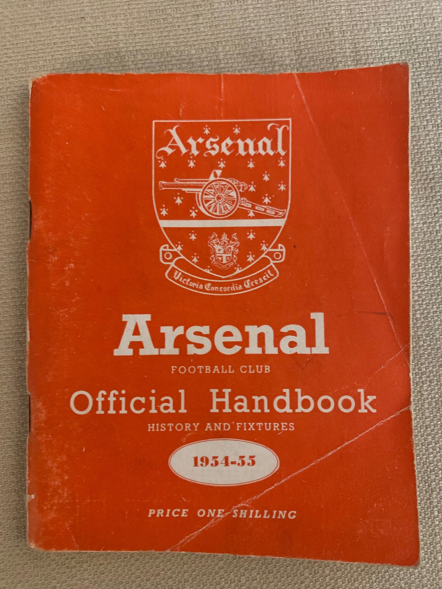 ARSENAL - 1954/55 - ARSENAL OFFICIAL HANDBOOK 1954/55