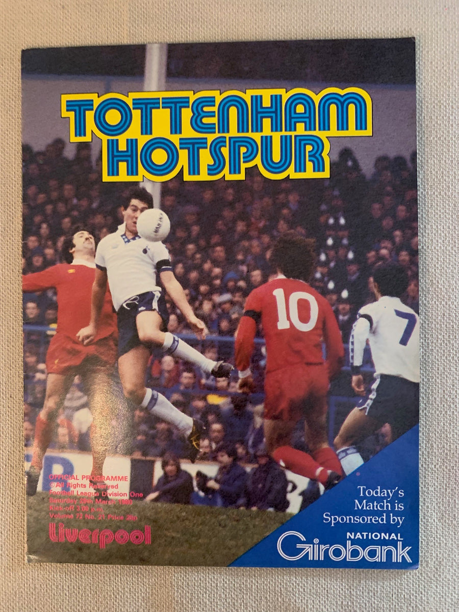 1980 - 29.03 - TOTTENHAM HOTSPUR VS LIVERPOOL