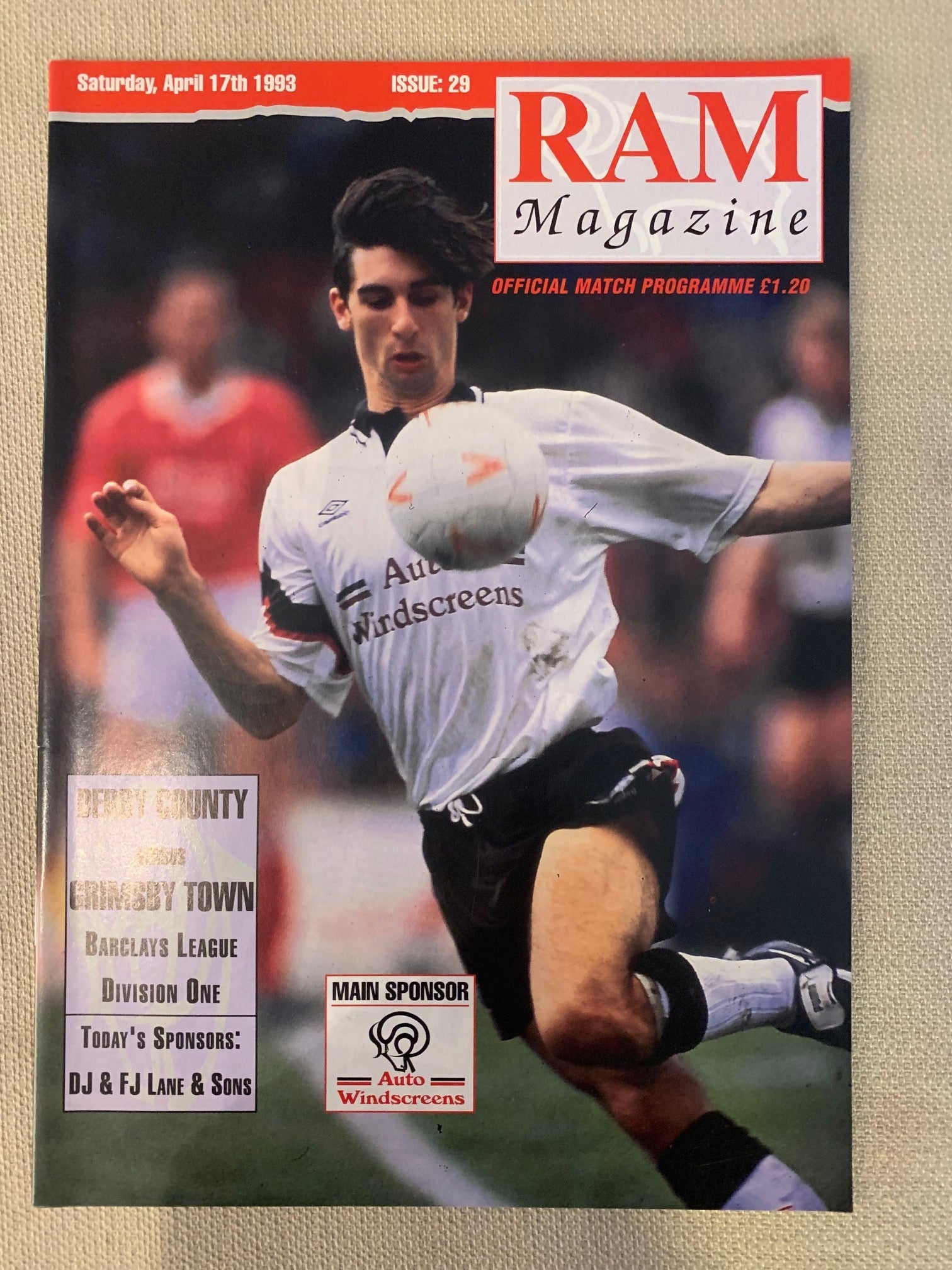 1993-17.04 - DERBY COUNTY VS GRIMSBY TOWN