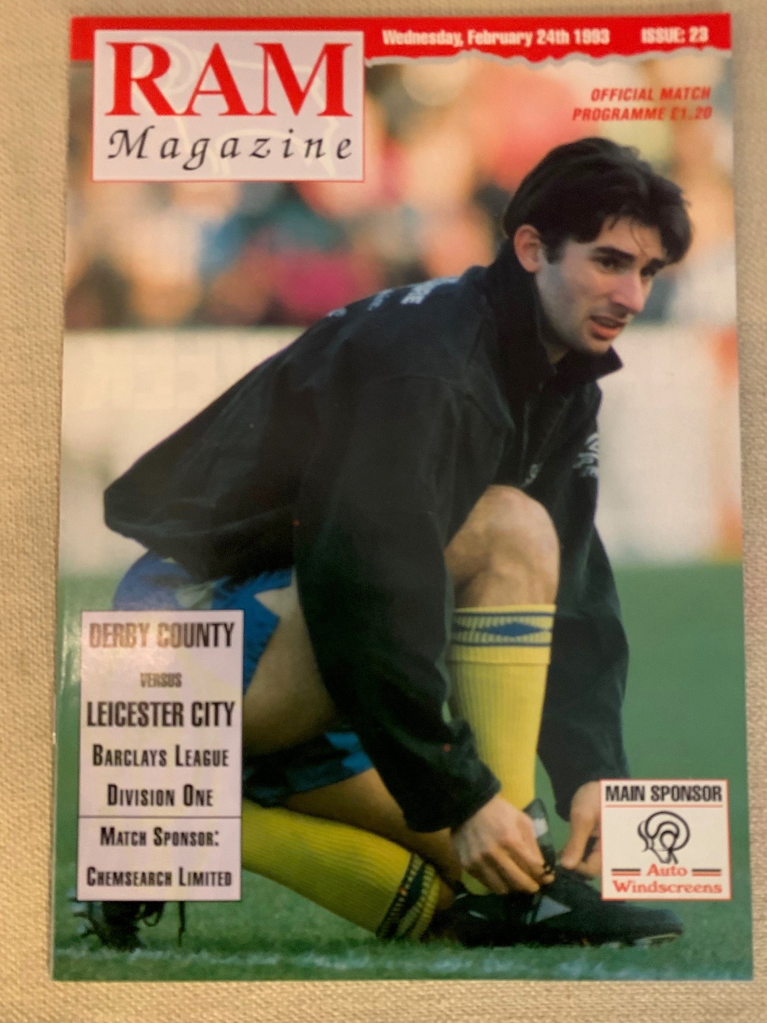 1993-24.02 - DERBY COUNTY VS LEICESTER CITY