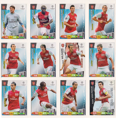 ARSENAL - LAGSETT LOT - CHAMPIONS LEAGUE - 6 ÅRGANGER