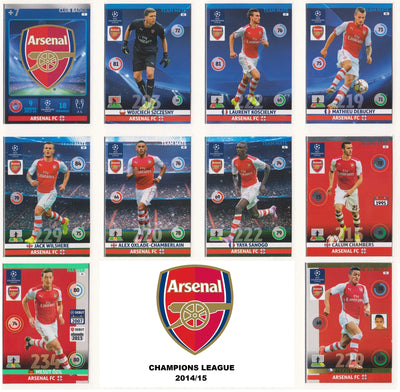 ARSENAL - LAGSETT LOT - CHAMPIONS LEAGUE - 6 ÅRGANGER