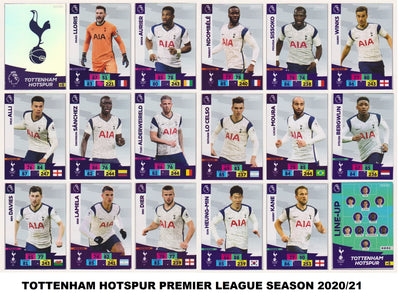 TOTTENHAM HOTSPUR - LOT - PREMIER LEAGUE - 6 LAGSETT