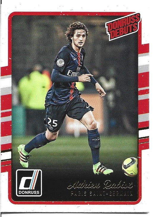 222. ADRIEN RABIOT - PARIS SAINT-GERMAIN - DONRUSS DEBUTS