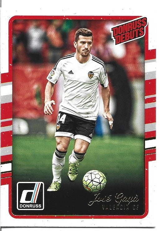 229. JOSE GAYA - VALENCIA CF  - DONRUSS DEBUTS