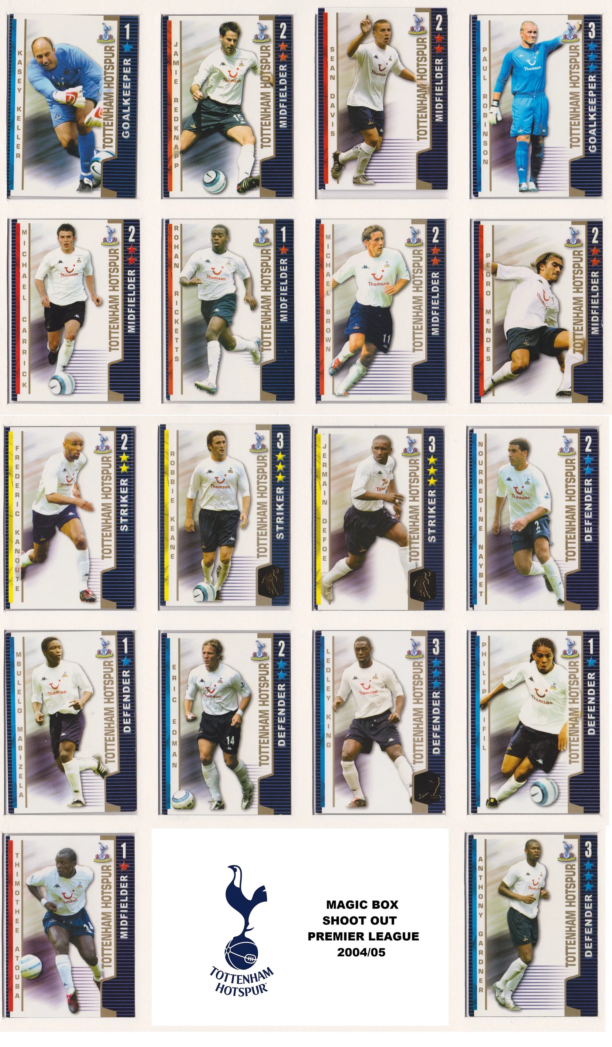TOTTENHAM HOTSPUR - LOT - SHOOT OUT - 3 ÅRGANGER