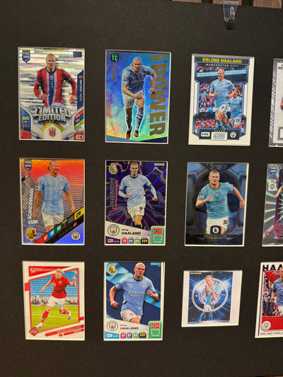 ERLING BRAUT HAALAND - FOTBALLKORTMONTAGE - NORGE X MANCHESTER CITY - FERDIG INNRAMMET