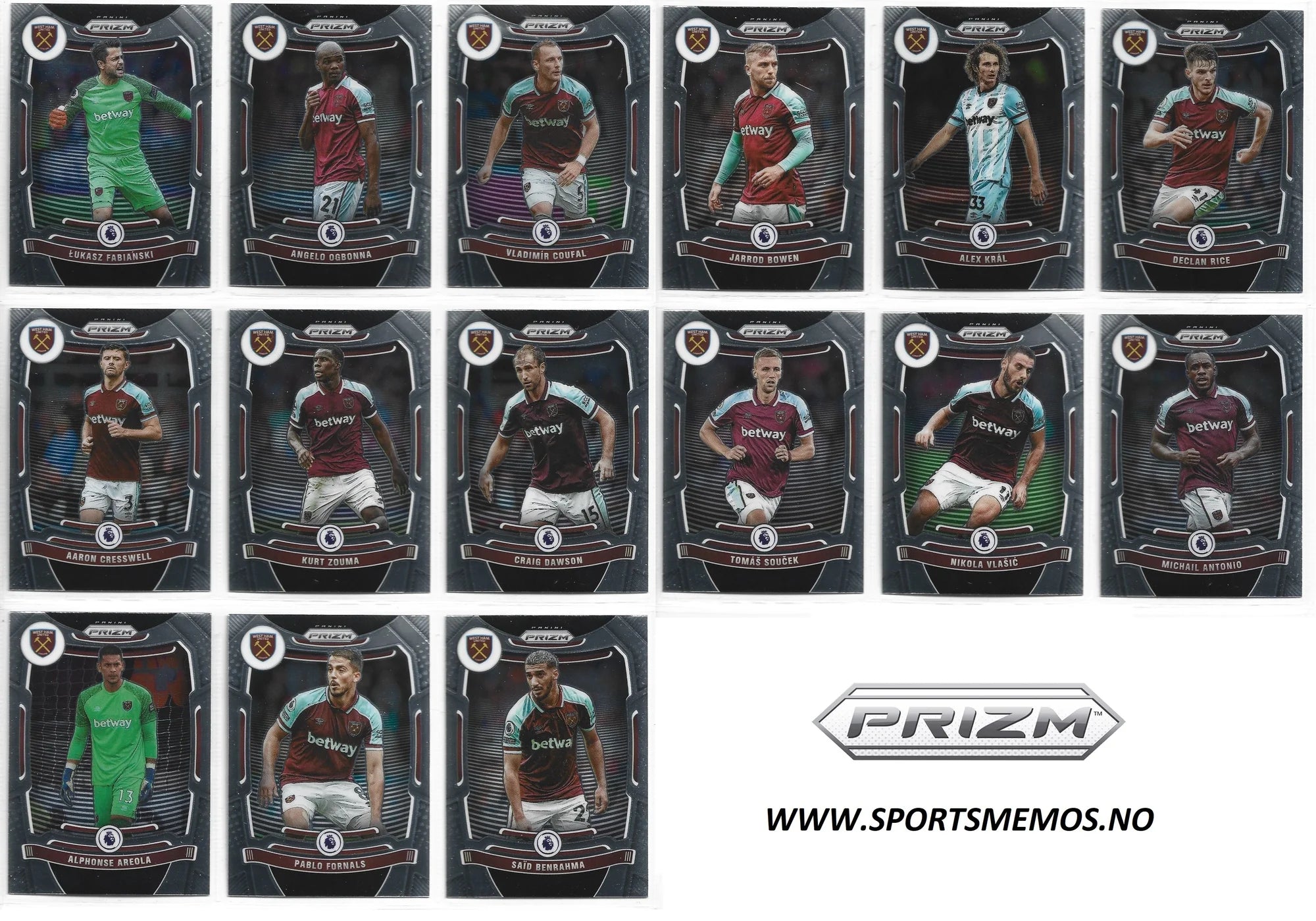 WEST HAM - "HIGH-END" LOT - MOSAIC & PRIZM - 3 LAGSETT