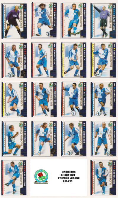 BLACKBURN ROVERS - LOT - SHOOT OUT - 3 ÅRGANGER