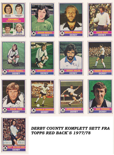 DERBY COUNTY - "VINTAGE-LOT" - 3X TOPPS