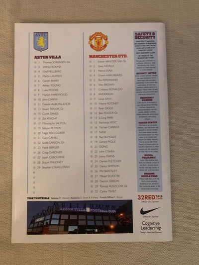 2008-05.01 - ASTON VILLA VS MANCHESTER UNITED