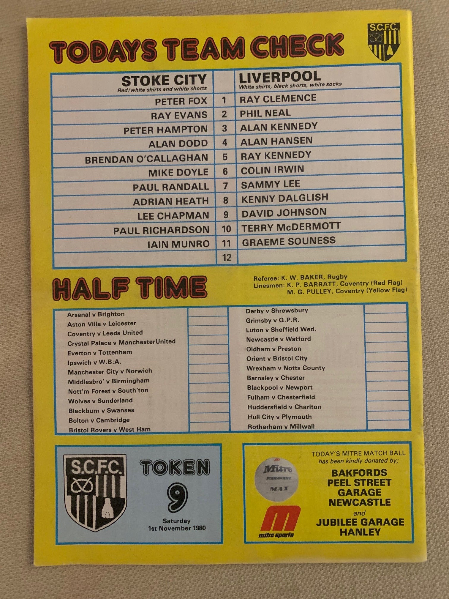 1980-01.11 - STOKE CITY VS LIVERPOOL