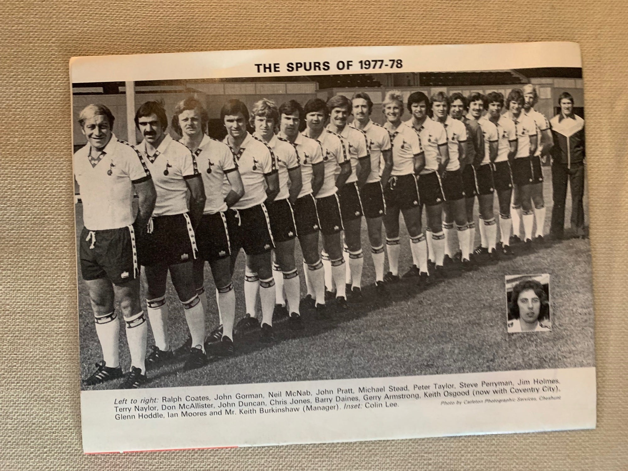 1978 - 12.05 - JOHN PRATT TESTEMONIAL MATCH VS ARSENAL