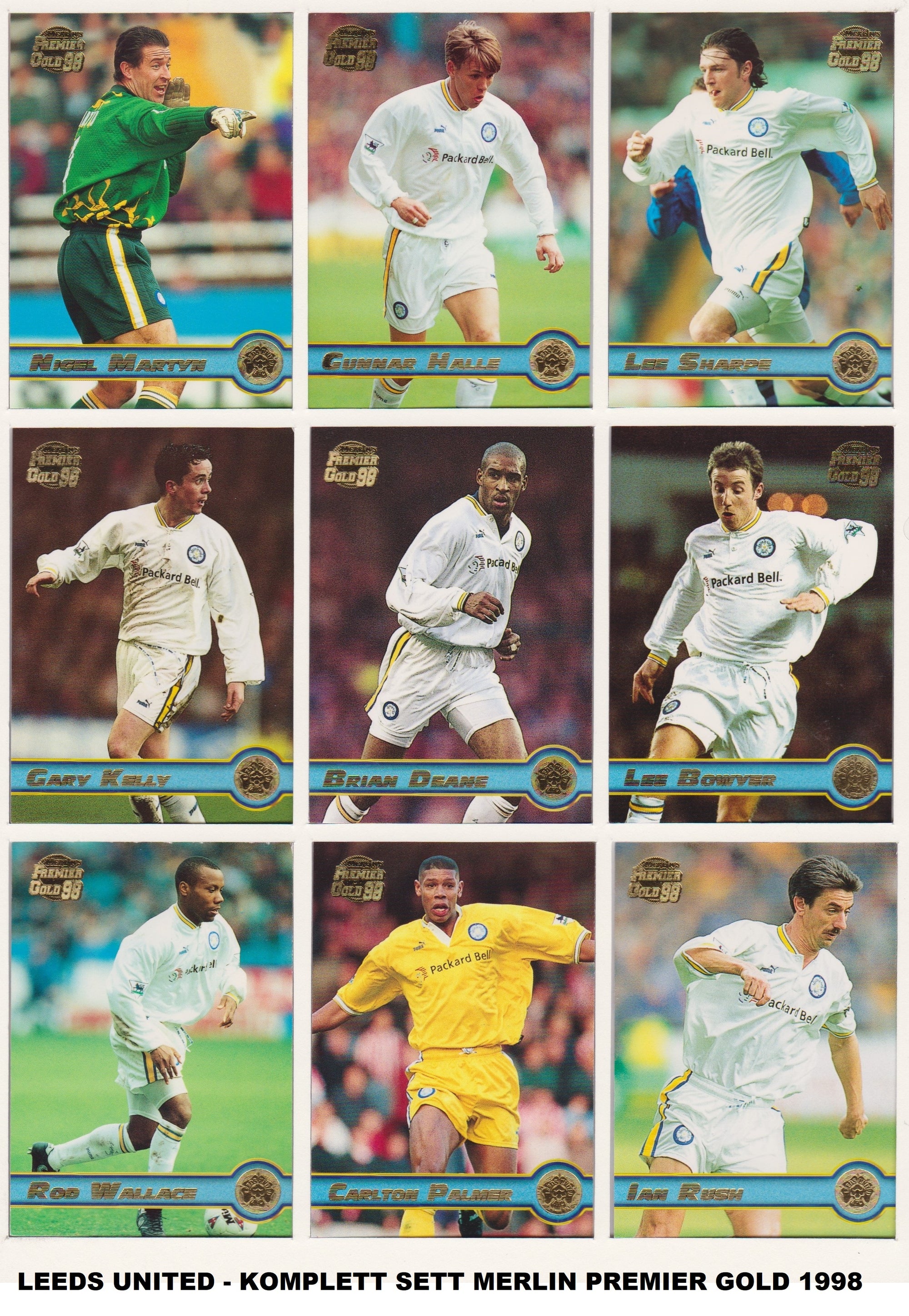 LEEDS UNITED - LOT - PREMIER GOLD  - 4 LAGSETT