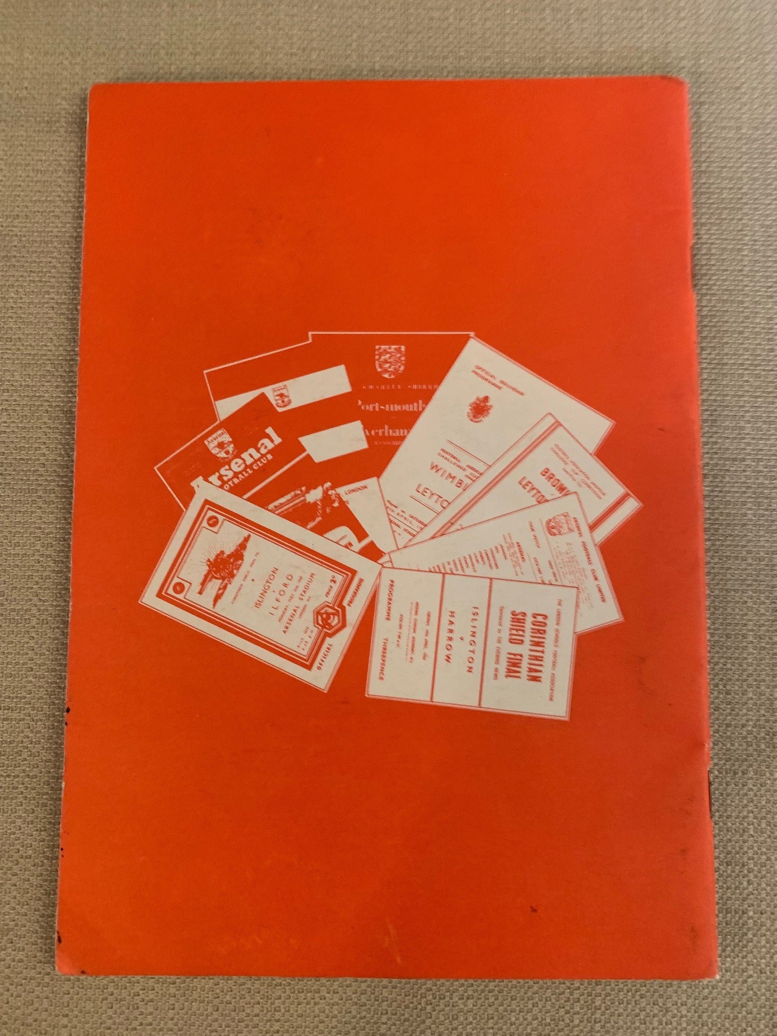 ARSENAL FOOTBALL PROGRAMME COLLECTORS HANDBOOK 1946 - 1990