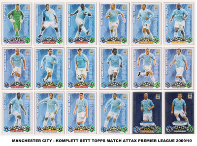 MANCHESTER CITY - "SUPERLOT" - MATCH ATTAX - 9 LAGSETT