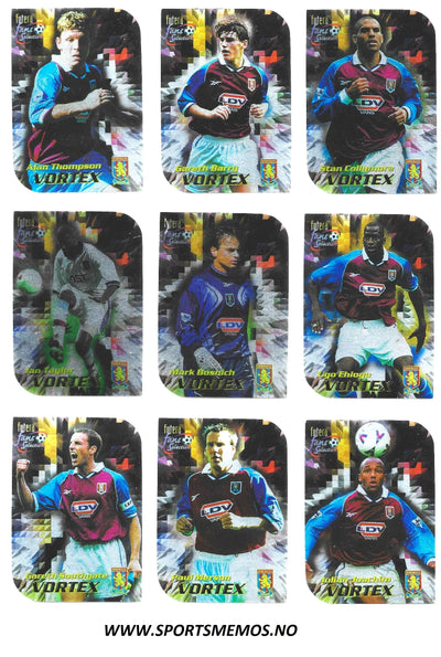 ASTON VILLA - LOT - FUTERA FANS SELECTION 1999 - VORTEX OG CHROME