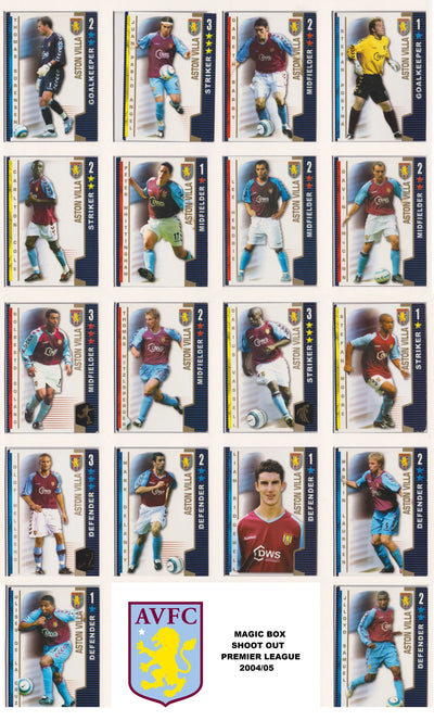 ASTON VILLA - LOT - SHOOT OUT - 4 ÅRGANGER