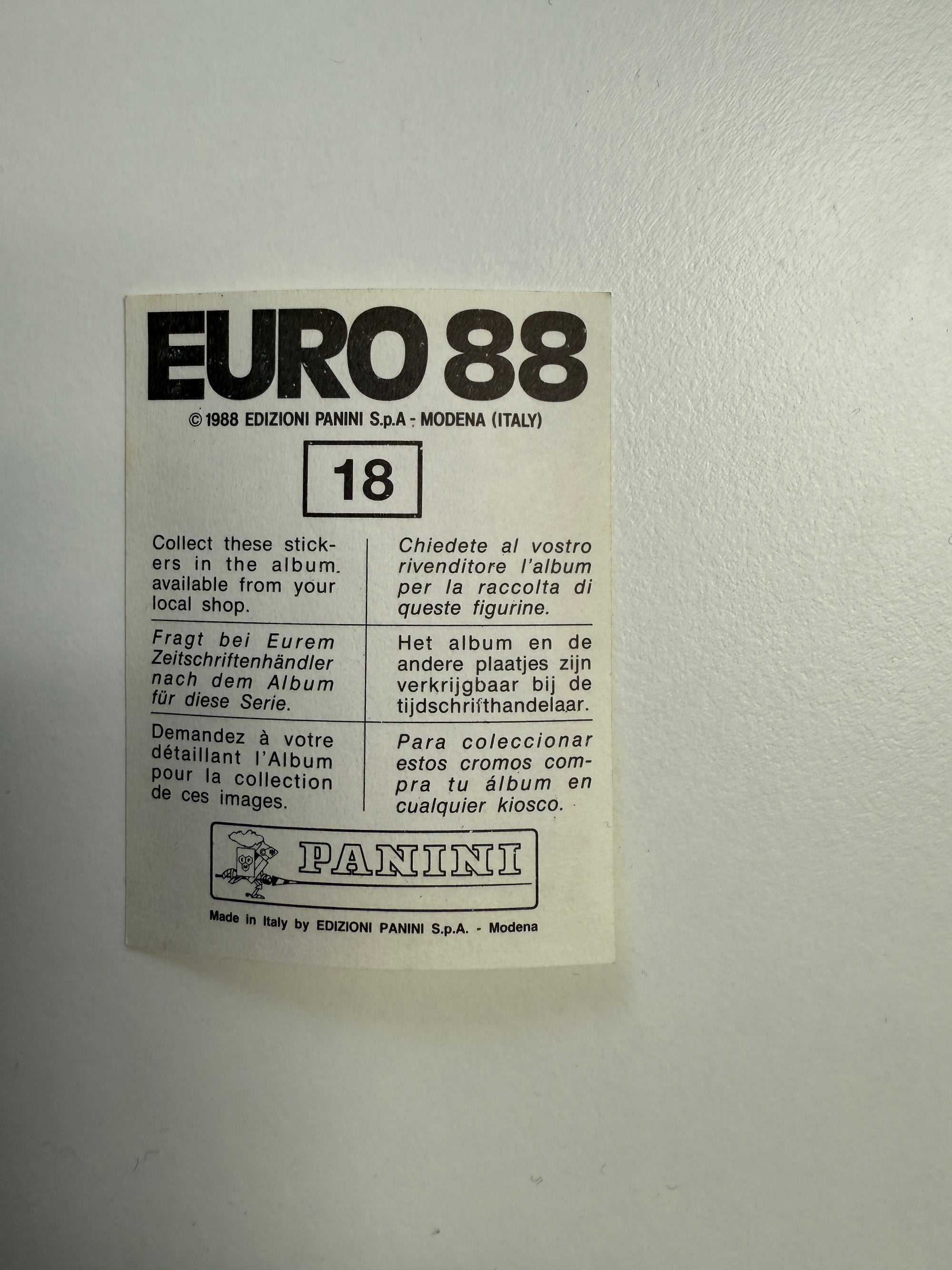 018. MICHEL PLATINI - FRANCE