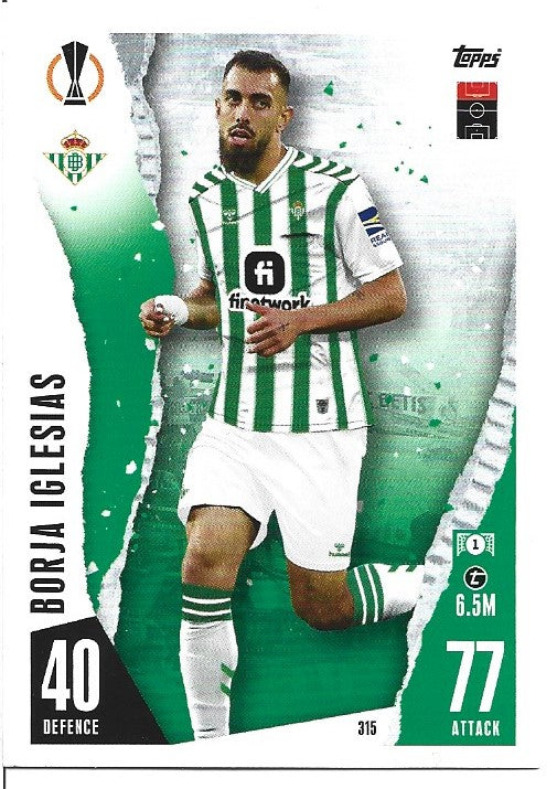 315.  Borja Iglesias - Real Betis Balompié
