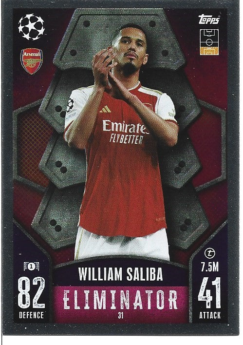031.  William Saliba - Arsenal - ELIMINATOR