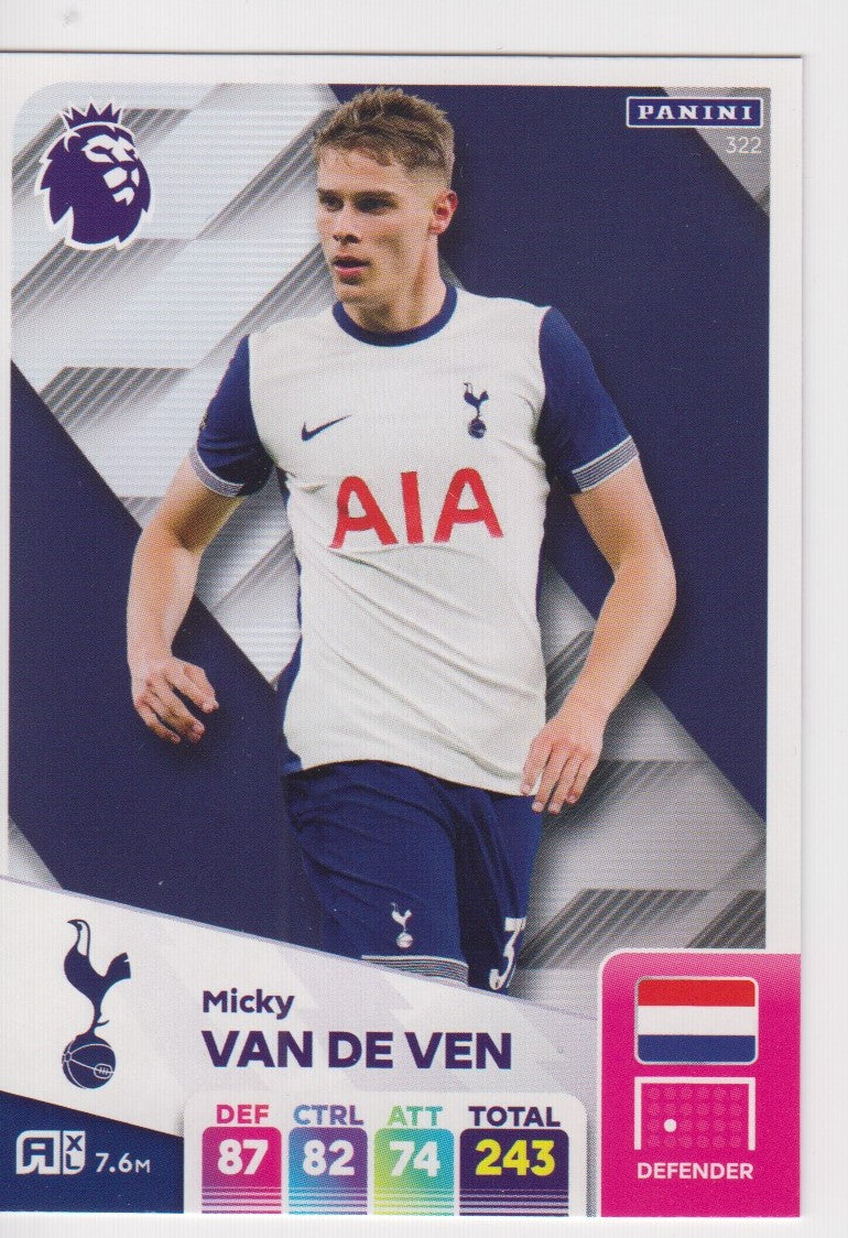 322. MICKY VAN DE VEN - TOTTENHAM HOTSPUR