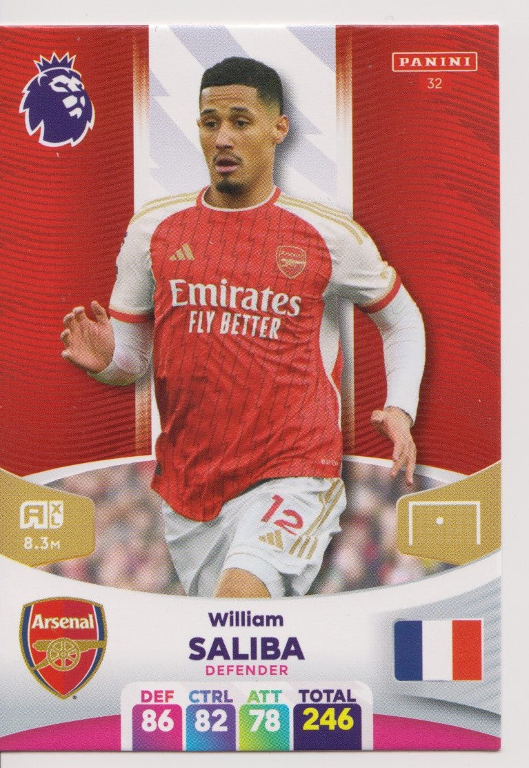 032.  William Saliba - Arsenal
