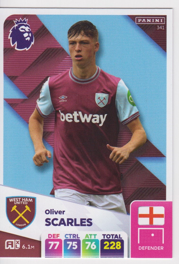 341. OLIVER SCARLES  - WEST HAM UNITED