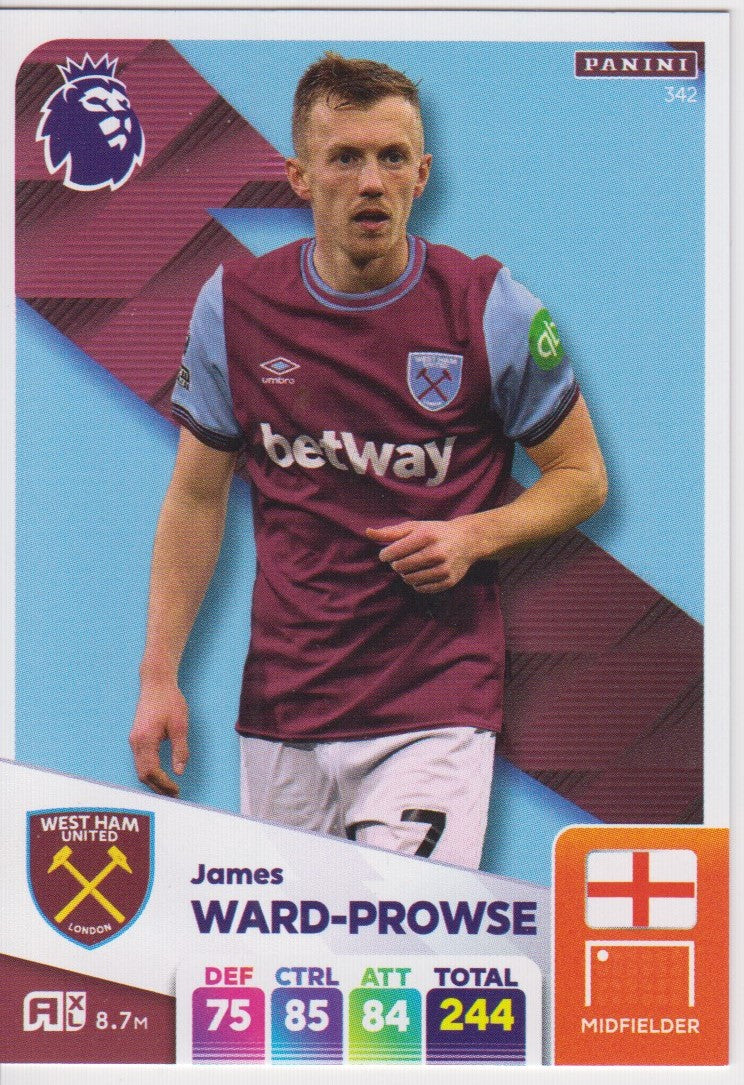 342. JAMES WARD-PROWSE  - WEST HAM UNITED