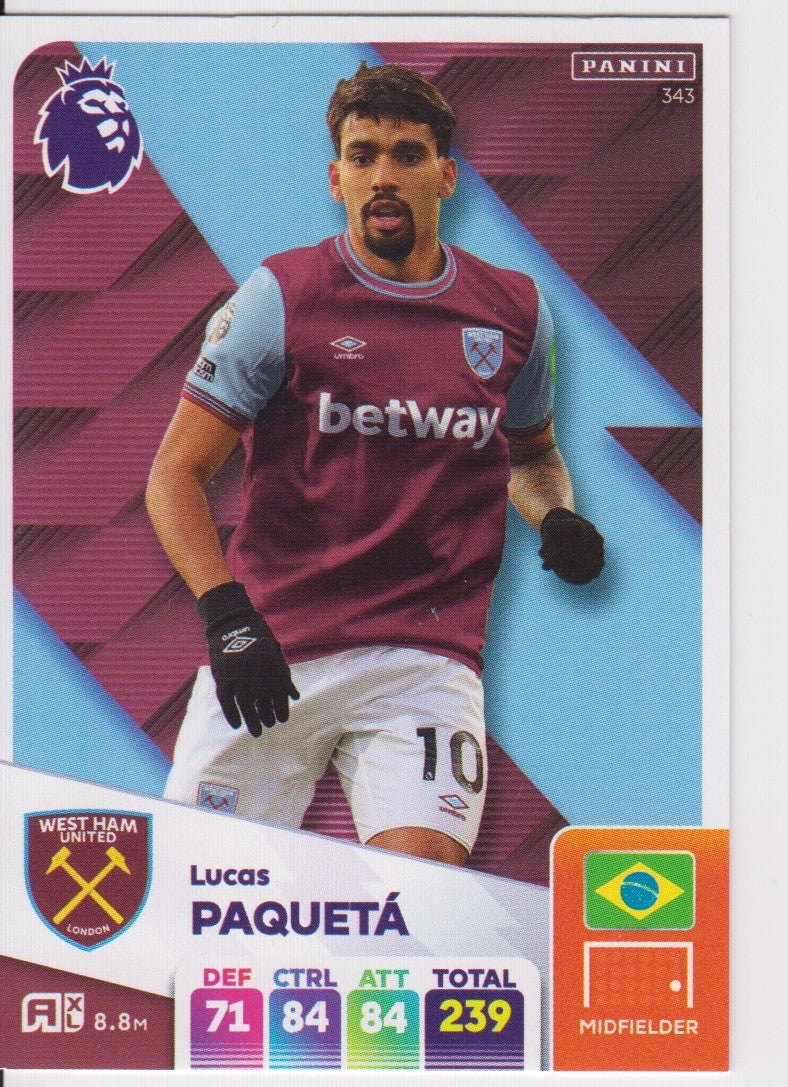 343. LUCAS PAQUETA  - WEST HAM UNITED