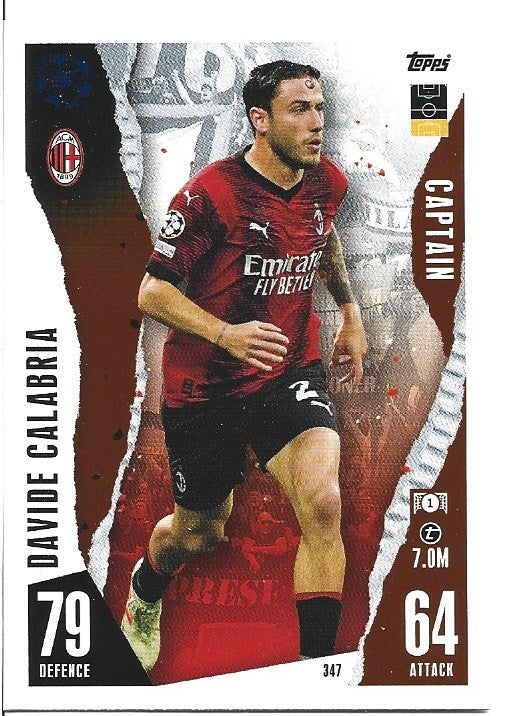 347.  Davide Calabria  - AC Milan - CAPTAIN