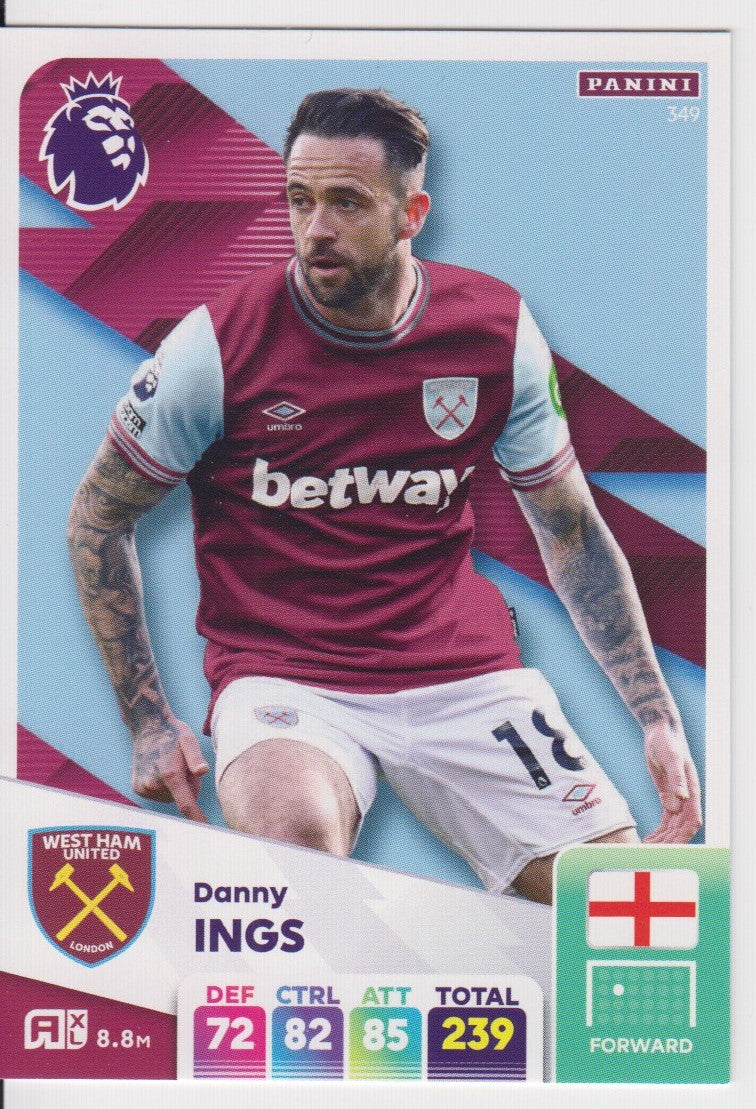 349. DANNY INGS - WEST HAM UNITED