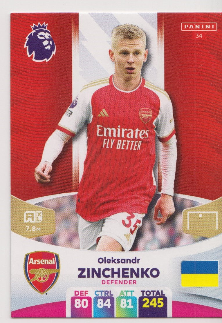 034.  Oleksandr Zinchenko - Arsenal