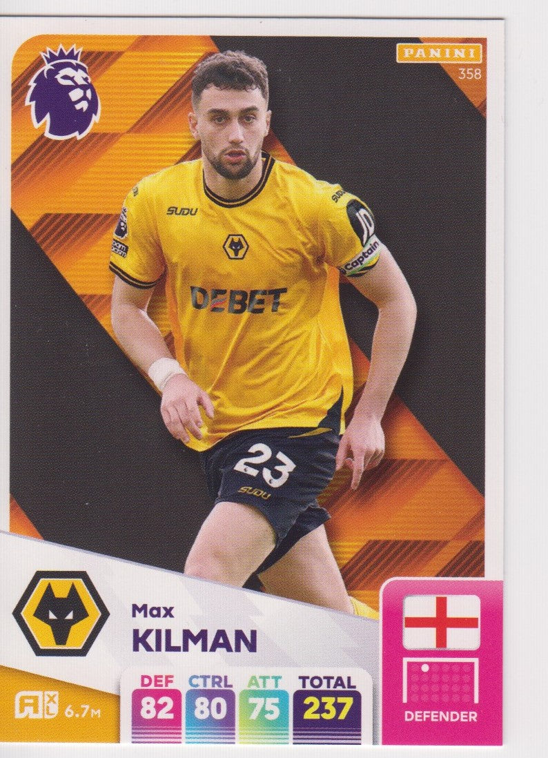 358. MAX KILMAN - WOLVERHAMPTON WANDERERS