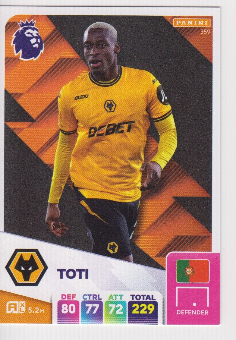 359. TOTI - WOLVERHAMPTON WANDERERS