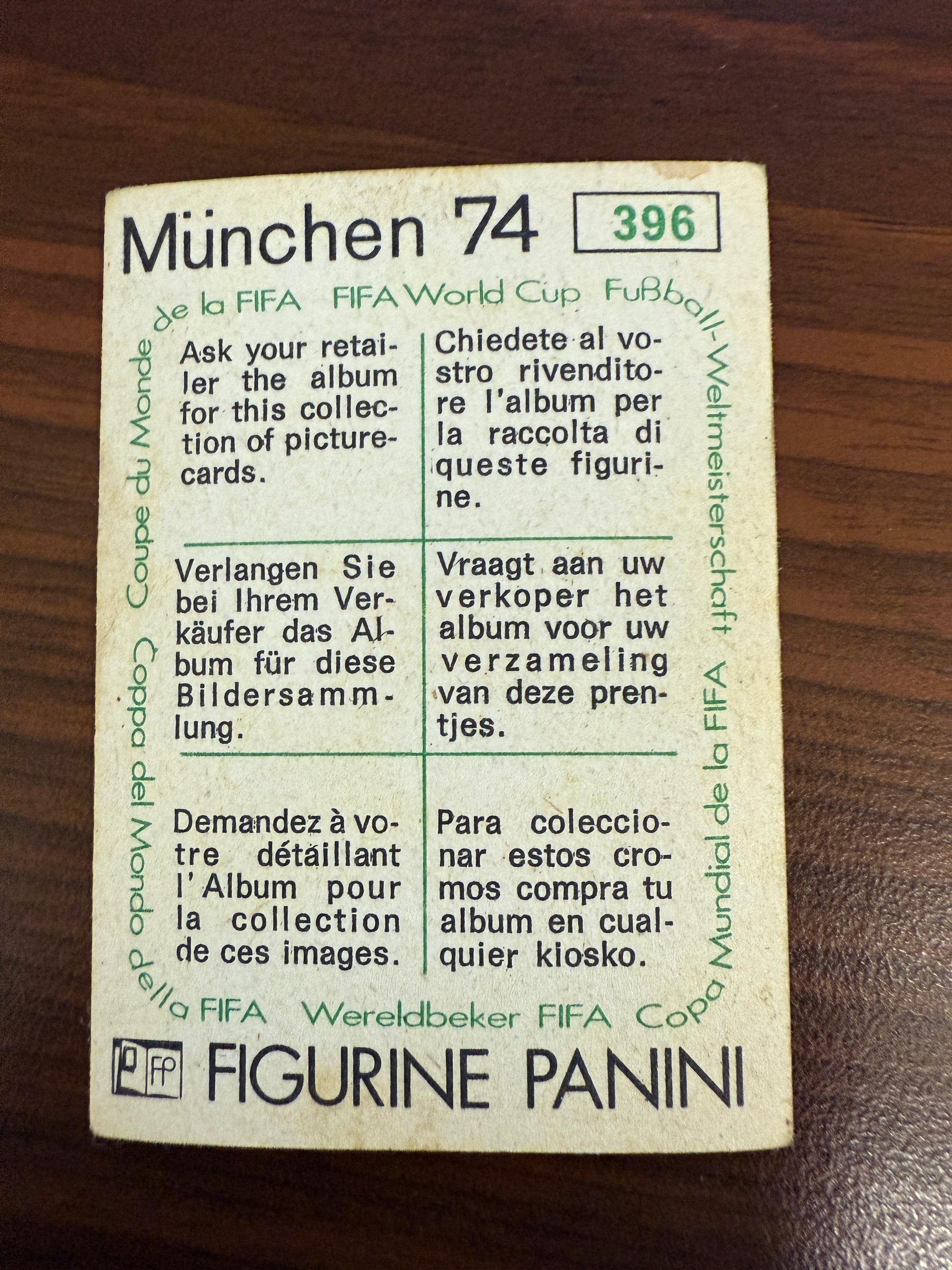 396. EUSEBIO - PORTUGAL - DRAWN WITH PEN