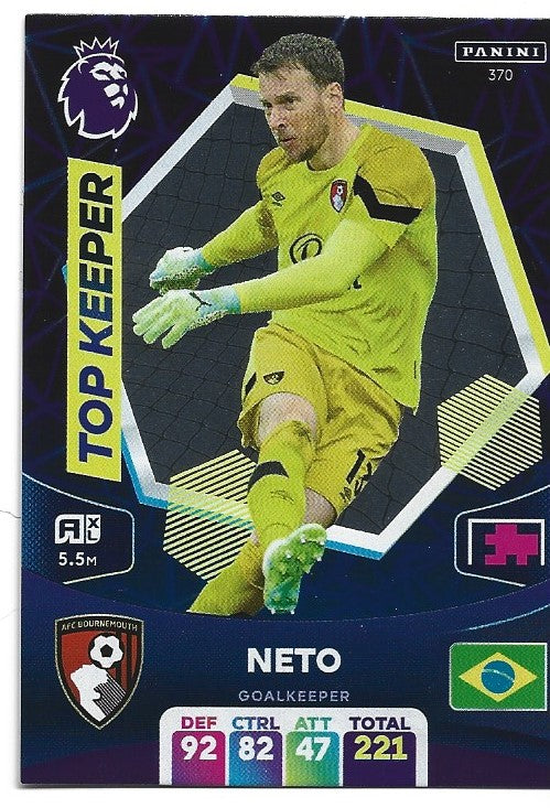 370.  Neto  - AFC Bournemouth - TOP KEEPER