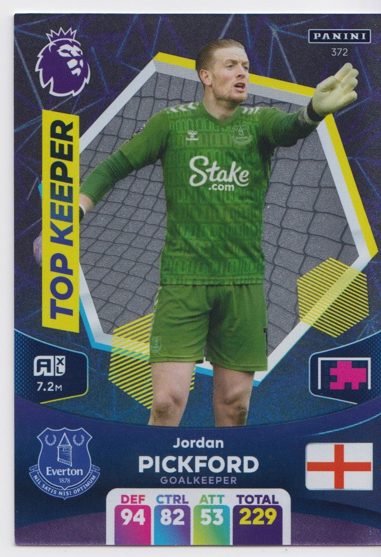 372.  Jordan Pickford - Everton - TOP KEEPER