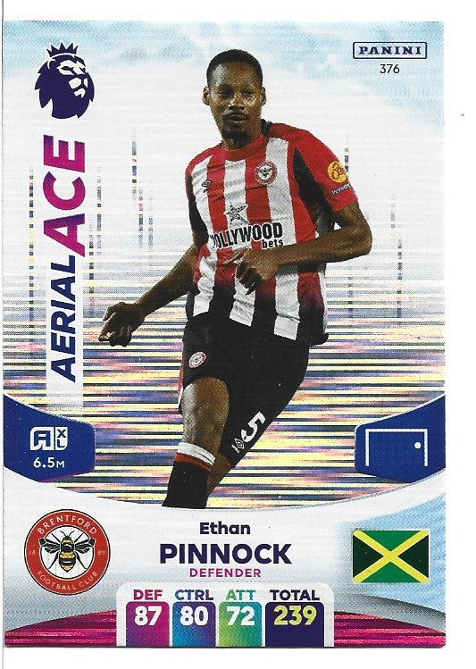 376.  Ethan Pinnock - Brentford - AERIAL ACE