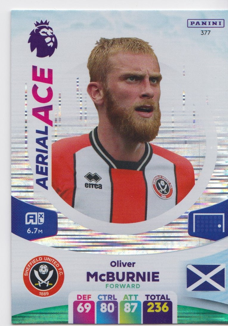 377.  Oliver McBurnie - Sheffield United - AERIAL ACE