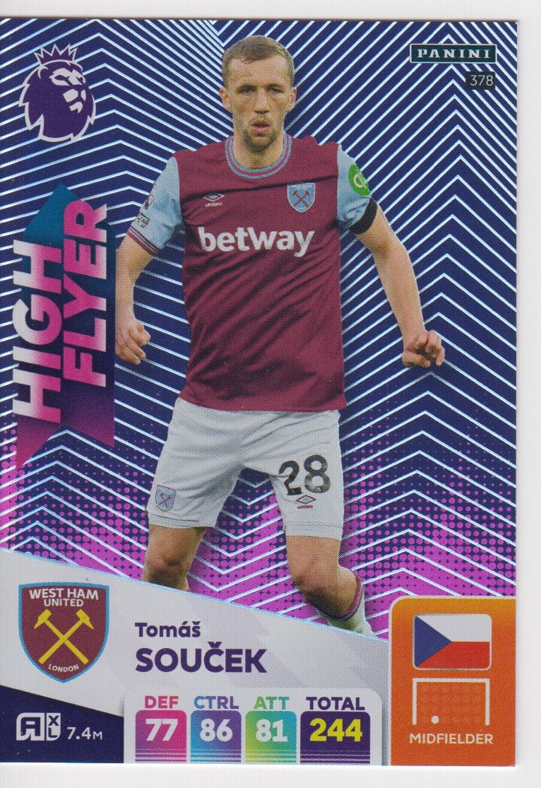 378. TOMAS SOUCEK - WEST HAM UNITED - HIGH FLYER